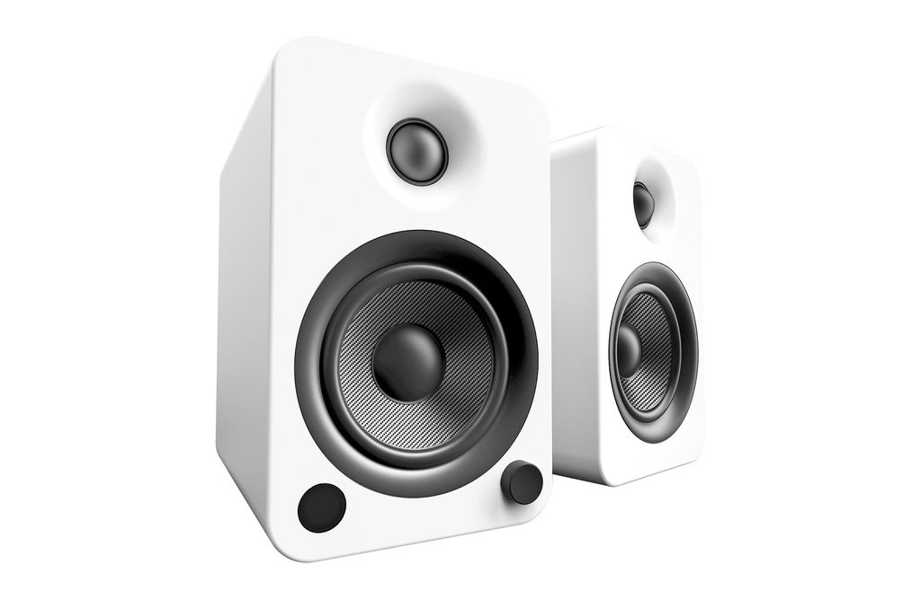 Kanto - YU4 Powered Bookshelf Speakers - Matte White