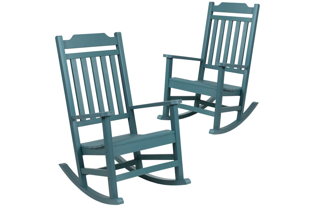 OSC Designs - All Weather Rocking Chairs (pair) - Teal