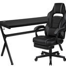 OSC Designs - Gaming Chair & Desk Combo (Gray Chair)
