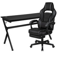 OSC Designs - Gaming Chair & Desk Combo (Gray Chair)