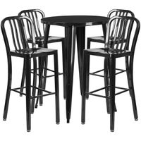 OSC Designs - Metal Round Table with 4 Stools