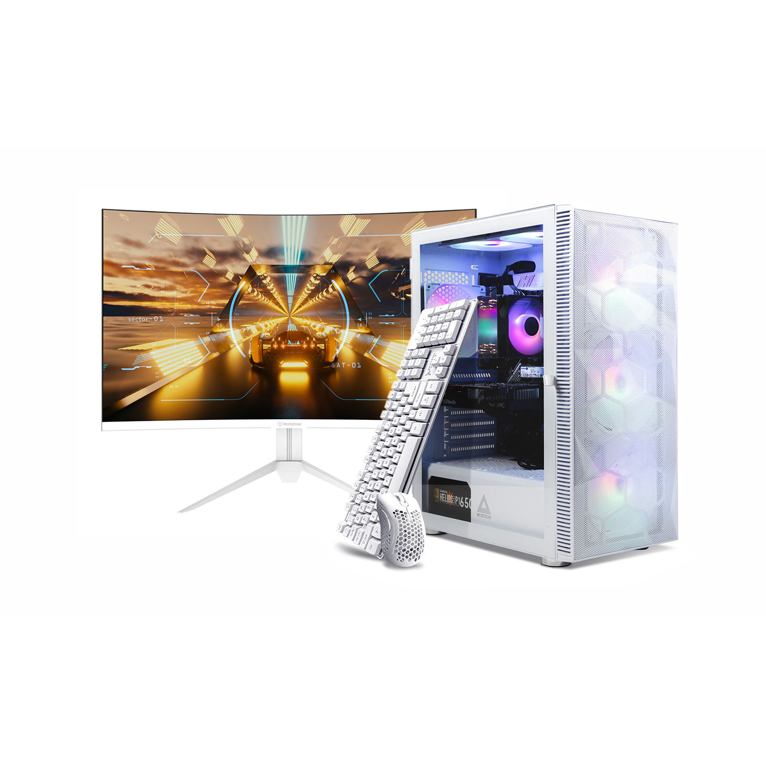Rent-To-Own Skytech Gaming Storm Bundle - White | Rent-A-Center