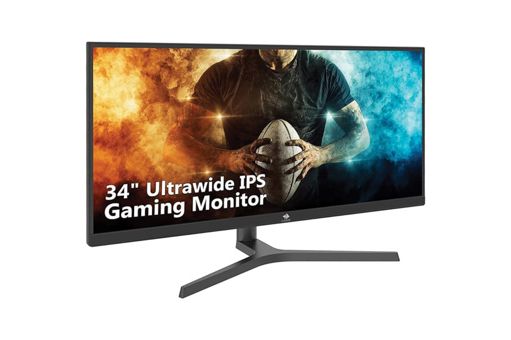 Zero Edge, 34in 21:9 165Hz 3440x1440 Curved Gaming Monitor