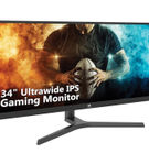 Zero Edge, 34in 21:9 165Hz 3440x1440 Curved Gaming Monitor