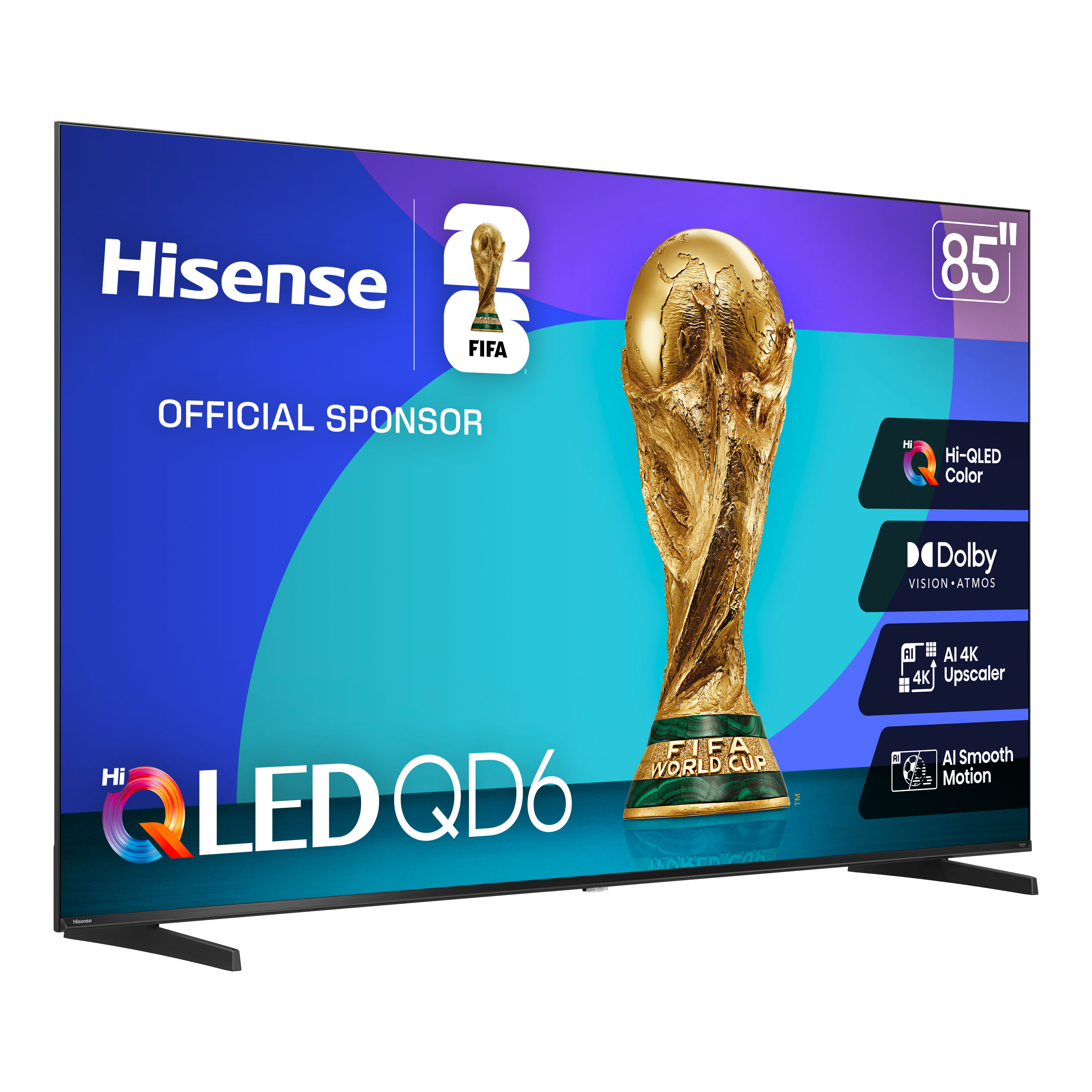 テレビ Hisense 85V QLED AI TV 85E7R 4K Rent-To-Own Hisense 85