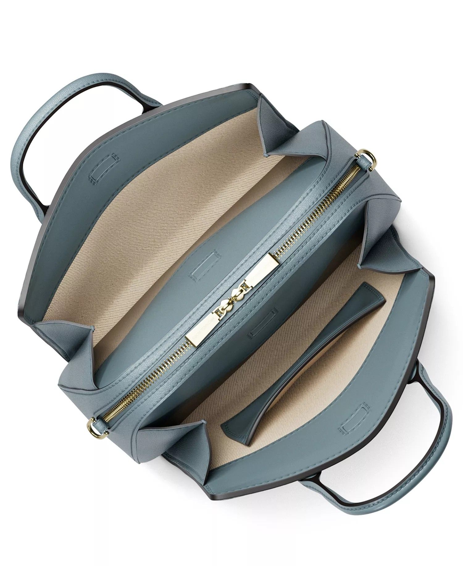 Rent-To-Own Michael Kors Laila Signature Small Satchel - Chambray