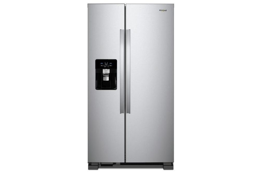 21 cu ft Side-by-Side Refrigerator, Stainless