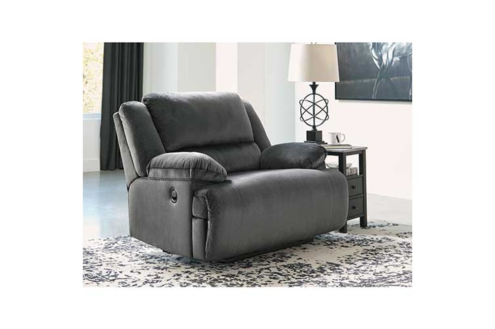 ZERO WALL WIDE SEAT RECLINER Clonmel-Charcoal