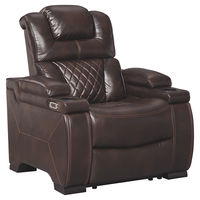 Signature Design by Ashley Warnerton Power Recliner-Chocolate