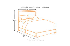 Dolante Multi KING UPHOLSTERED BED