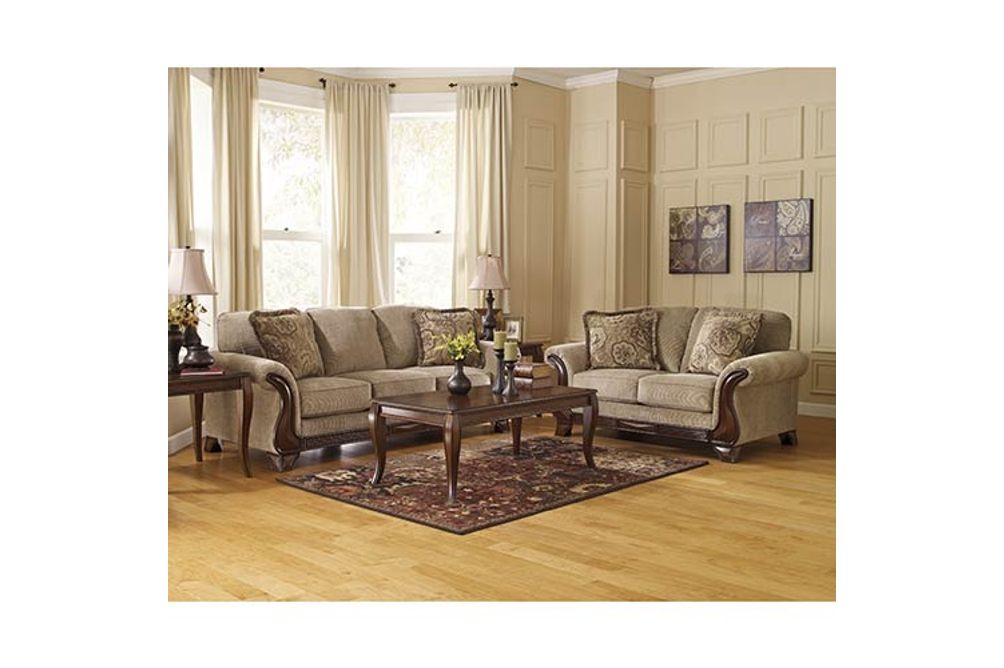 2PC Lanett-BarleySofa and Loveseat