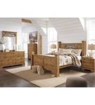 6PC Bittersweet BedroomQNPoster Bed, DR, MR, NS