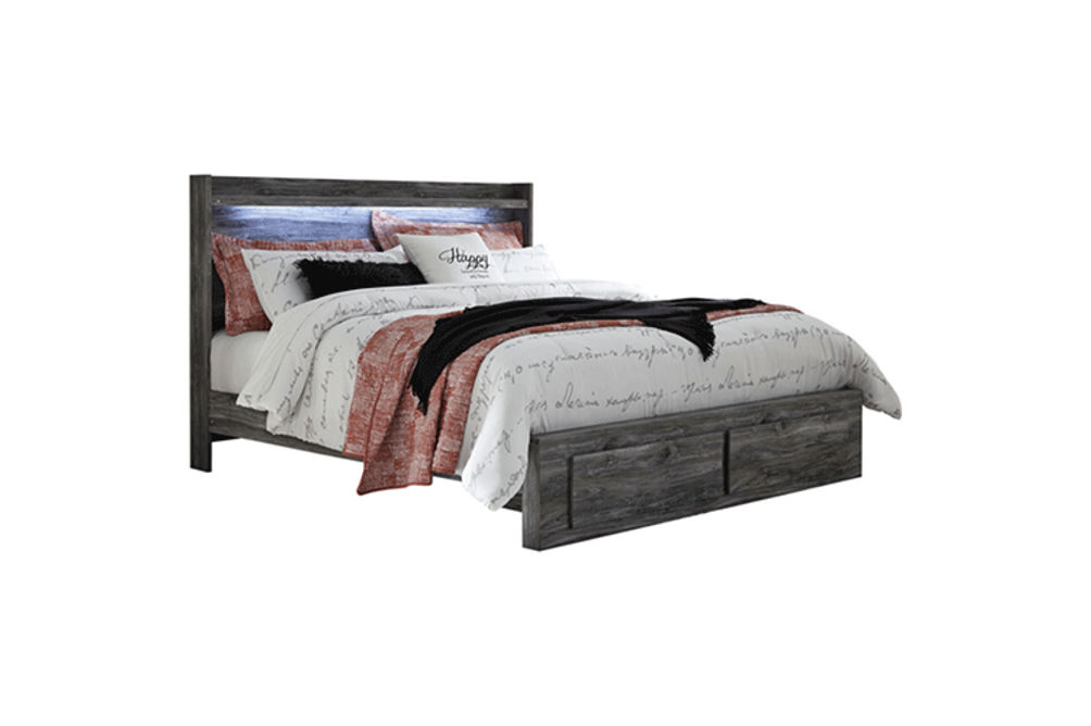 4PC Baystorm Bed Only KGStorage Platform Bed