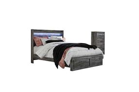 4 PC Baystorm Bed Only QNStorage Platform Bed