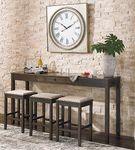 4PC Rokane Dining SetCounter Table, 3 Stools