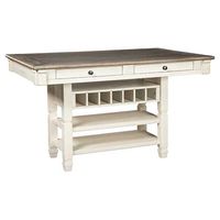 Signature Design by Ashley Bolanburg Counter Height Dining Table-Two-tone