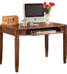 Home Office Small Leg Desk Medium Brown Hamlyn