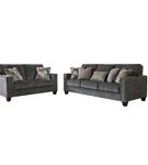 2 PC Gavril-SmokeSofa and Loveseat