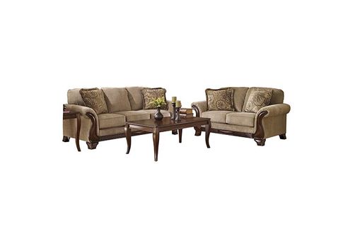 2PC Lanett-BarleySofa and Loveseat