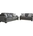 2 PC Baceno SlateSofa andLoveseat