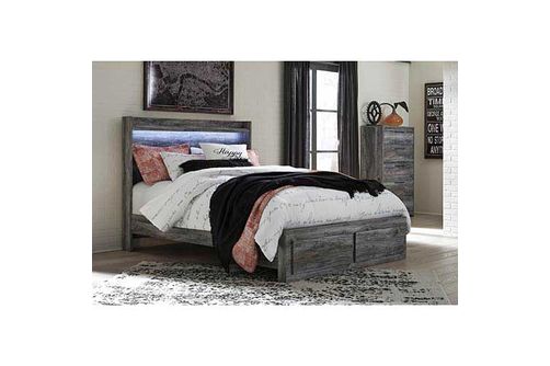 4 PC Baystorm Bed Only QNStorage Platform Bed