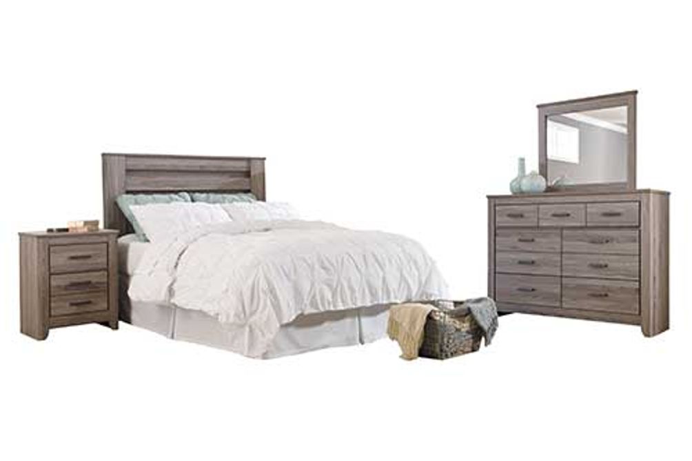 4 pc Bedroom, ZelenGrey Vintage Casual