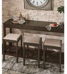 4PC Rokane Dining SetCounter Table, 3 Stools