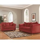 Darcy salsa microfiber sofa loveseat