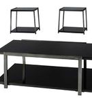 Signature Design by Ashley Rollynx Table (Set of 3)-Black