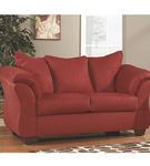 Darcy salsa microfiber sofa loveseat