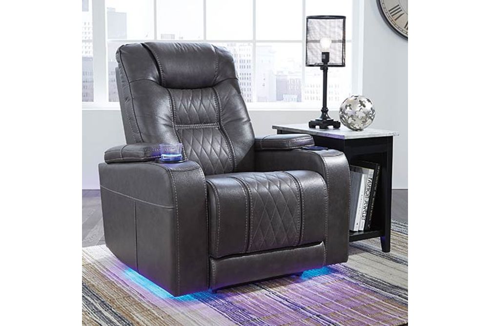 Signature Design by Ashley Composer Power Recliner-Gray