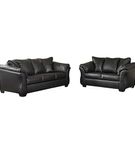 2 PC Betrillo - Black Sofa and Loveseat