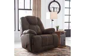 Signature Design by Ashley Warrior Fortress Power Recliner-Coffee