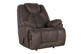 Signature Design by Ashley Warrior Fortress Power Recliner-Coffee