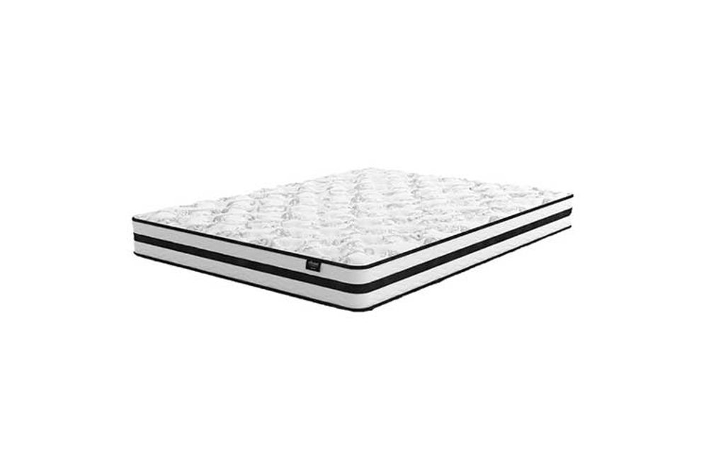 Sierra Sleep by Ashley 8 Inch Chime Innerspring King Mattress in a Box-White