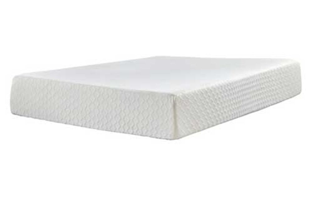 Sierra Sleep by Ashley Chime 12 Inch Memory Foam King Mattress in a Box-White