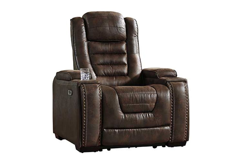 Signature Design by Ashley Game Zone Power Recliner-Bark