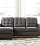 Benchcraft Venaldi Sofa Chaise-Gunmetal