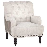 Signature Design by Ashley Tartonelle Accent Chair-Ivory/Taupe