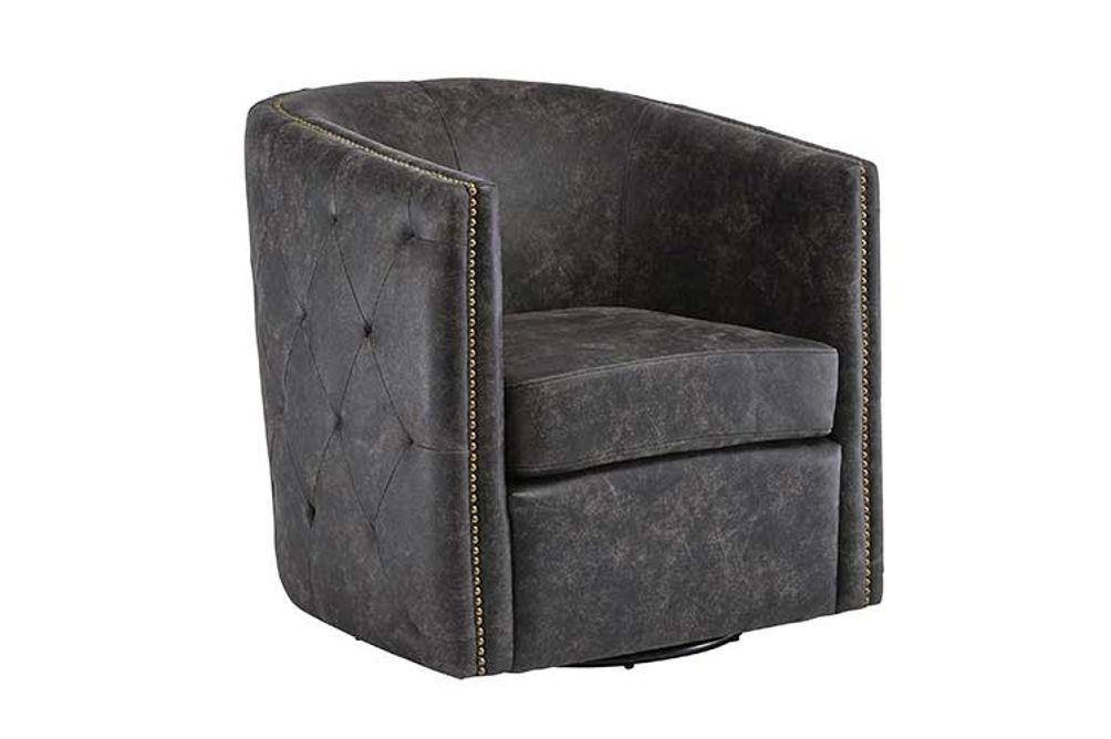 Signature Design by Ashley Brentlow Accent Chair-Distressed Black