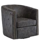 Signature Design by Ashley Brentlow Accent Chair-Distressed Black