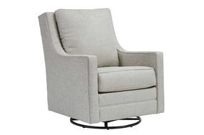 Signature Design by Ashley Kambria Swivel Glider Accent Chair-Frost