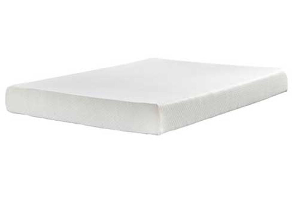 Sierra Sleep by Ashley Chime 8 Inch Memory Foam Queen Mattress in a Box-White