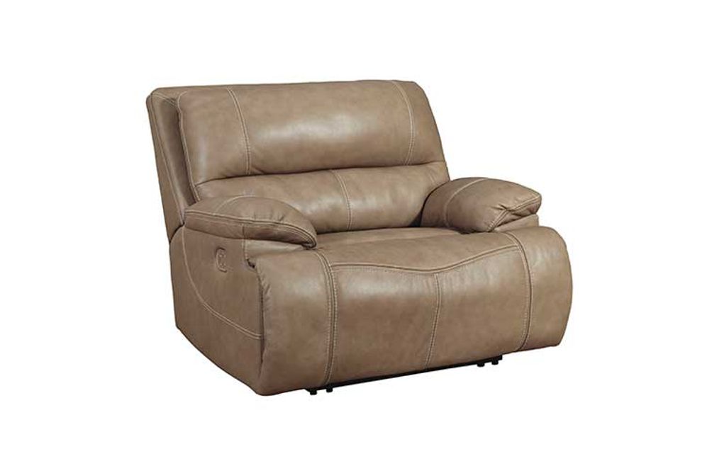 Signature Design by Ashley Ricmen Oversized Power Recliner-Putty