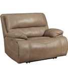 Signature Design by Ashley Ricmen Oversized Power Recliner-Putty