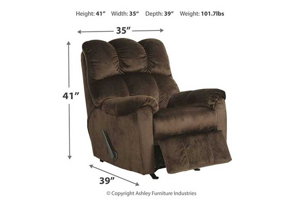 Signature Design by Ashley Foxfield Recliner-Chocolate