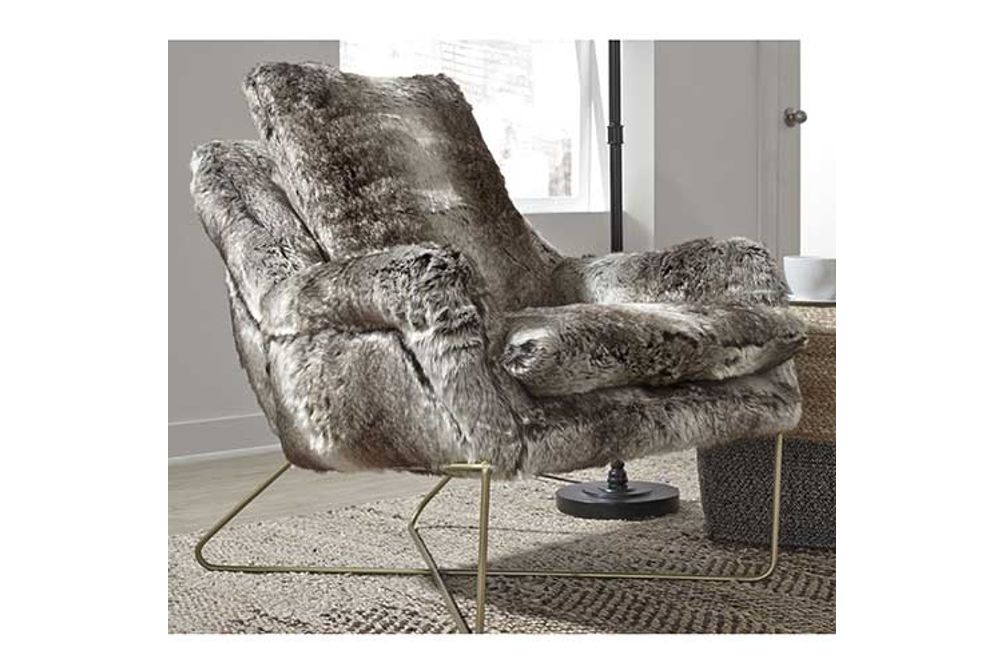 Signature Design by Ashley Wildau Accent Chair-Gray