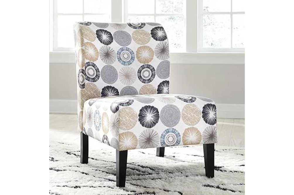 Signature Design by Ashley Triptis Accent Chair-Gray/Tan