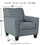 Signature Design by Ashley Brinsmade Accent Chair-Midnight