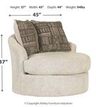 Signature Design by Ashley Soletren Accent Chair-Stone